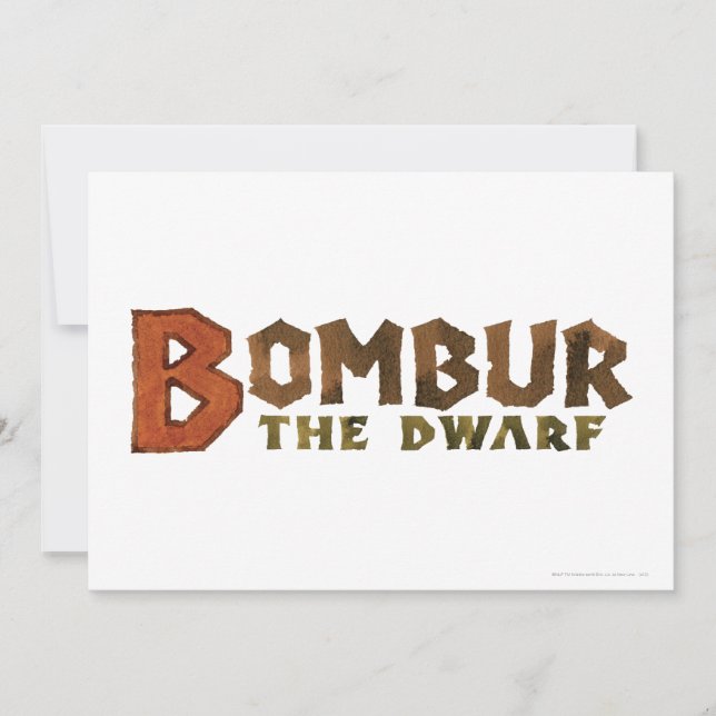 Bombur Name (Front)
