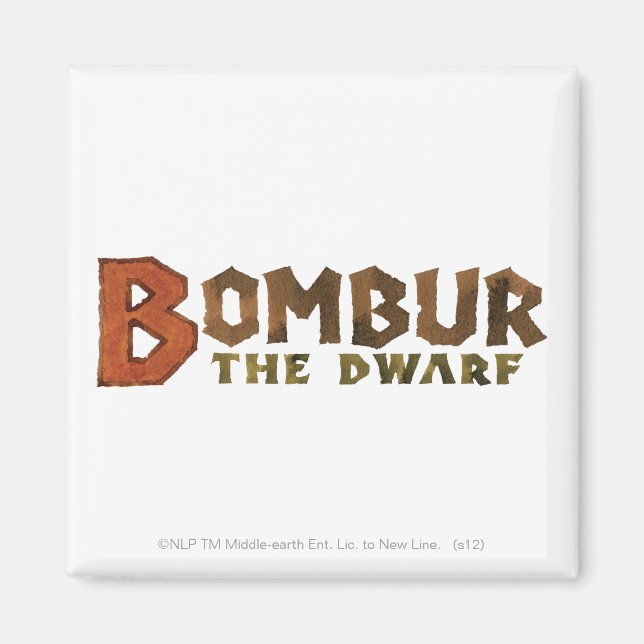 Bombur Name Magnet (Front)