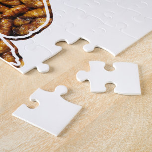 Bombyx Mori Silk Moth Life Cycle Silhouette Jigsaw Puzzle