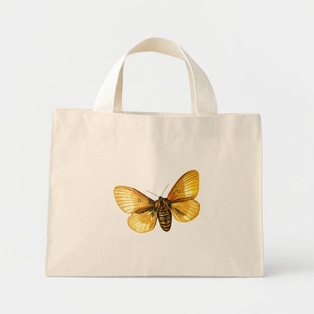 Bombyx quercus female mini tote bag (Front)