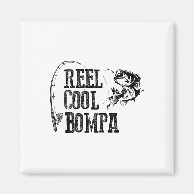 Bompa Fishing Reel Cool Bompa Funny Gift  Magnet (Front)