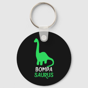 Bompa-saurus Funny Dino Dinosaur Bompasaurus  Key Ring