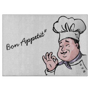 Bon Appetit" Chef Cutting Board