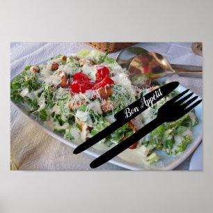 Bon Appétit Greek Salad Poster