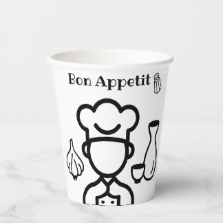 Bon appetit paper cup