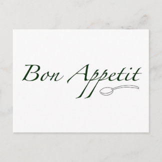 Bon Appetit Postcard