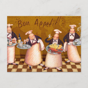 Bon Appétit Postcard