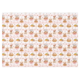 Bon Appetit Pug Food Tablecloth