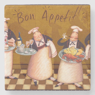 Bon Appétit Stone Coaster