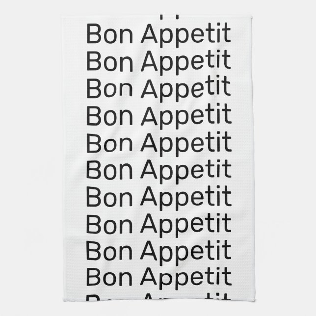 Bon Appetit Tea Towel (Vertical)