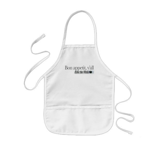 Bon Appetit, Y'all Kids Apron (Front)