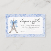 Bon Jour Be Be French Toile Blue Baby Shower