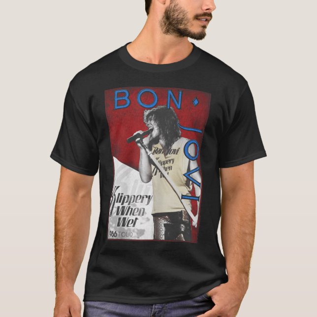 Bon Jovi 86 Tour  T-Shirt (Front)