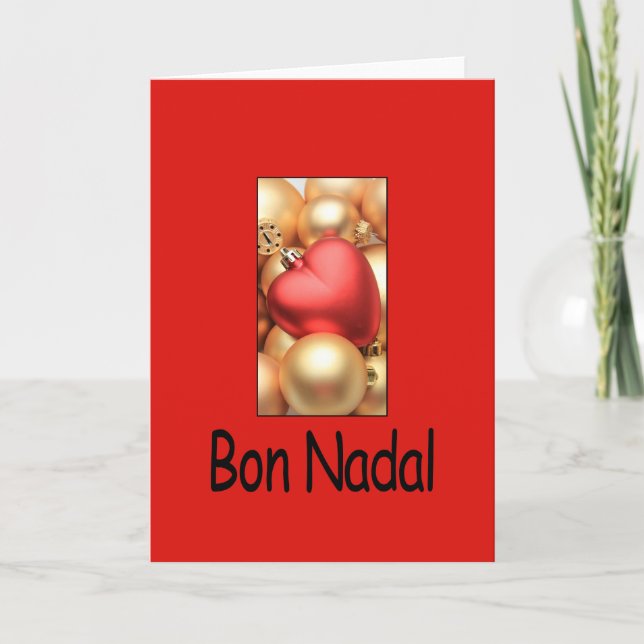 bon nadal catalan christmas holiday card (Front)