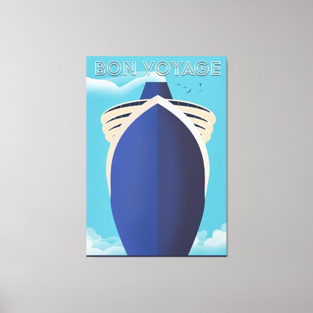 Bon Voyage Canvas Print (Front)
