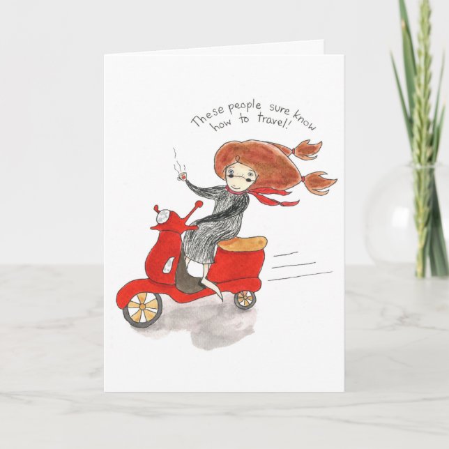 Bon Voyage Card (Front)