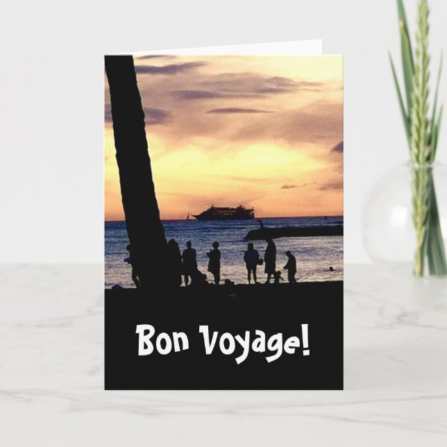 Bon Voyage! Card (Front)
