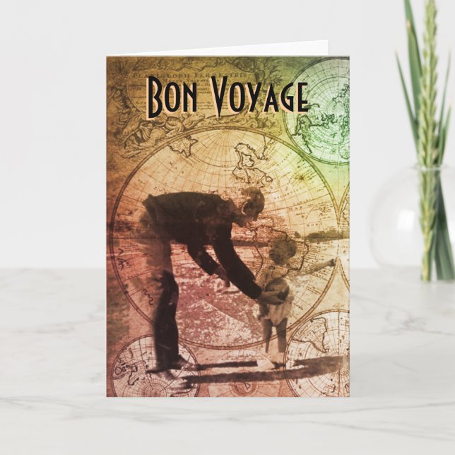 Bon Voyage Greeting card (Front)
