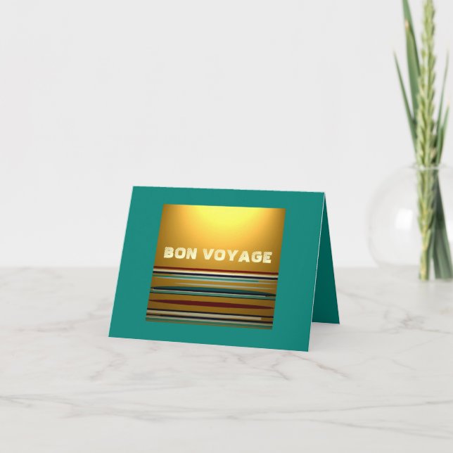 Bon Voyage >Holiday Card (Front)
