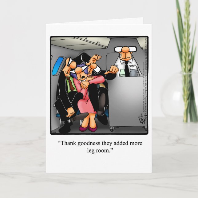 Bon Voyage Humour Greeting Card (Front)