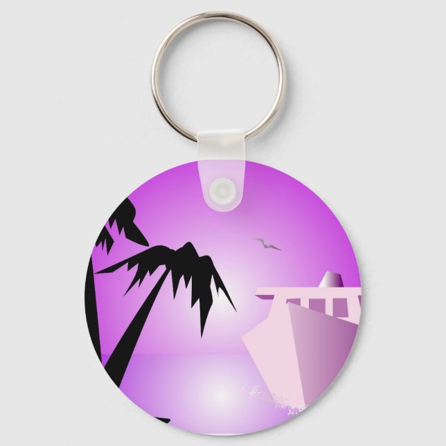Bon Voyage Key Ring (Front)