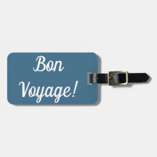 Bon Voyage Luggage Tag