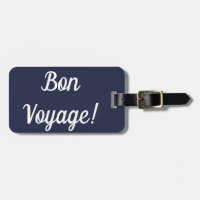 Bon Voyage Luggage Tag