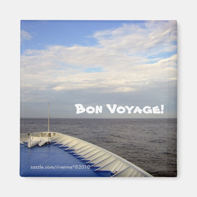 Bon Voyage! Magnet (Front)