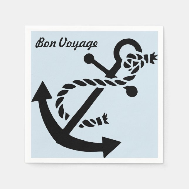 Bon Voyage Napkins (Front)