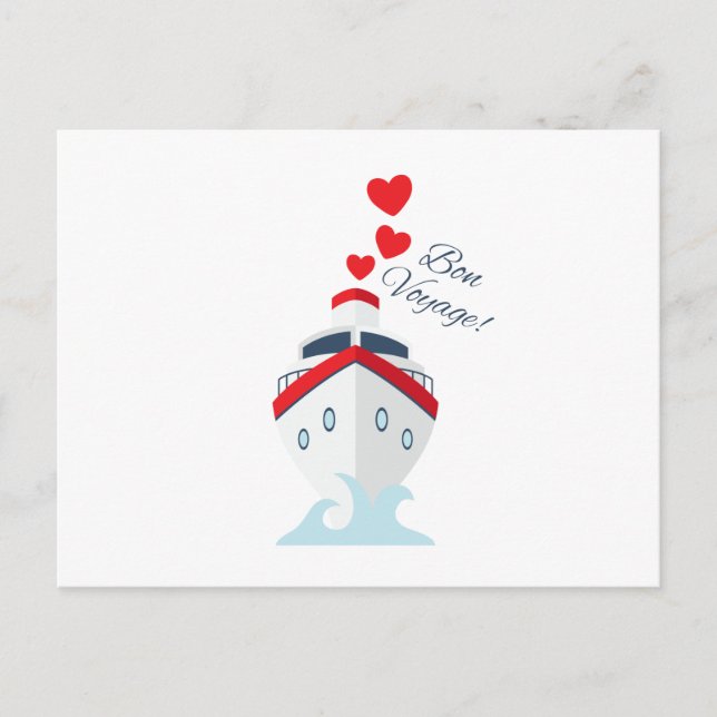 Bon Voyage Postcard (Front)