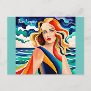 Bon Voyage Postcard
