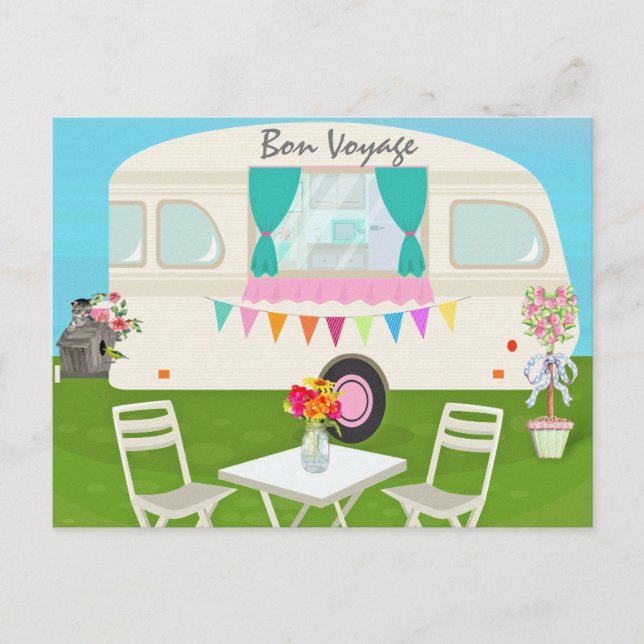 Bon Voyage Postcard (Front)