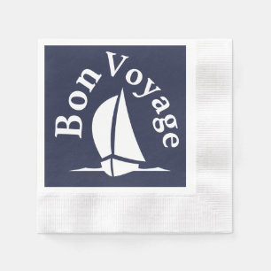 Bon Voyage Sailing Napkin