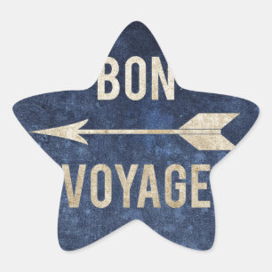 Bon Voyage Star Sticker