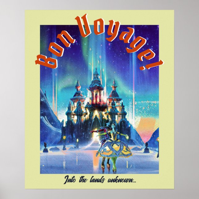 Bon Voyage Winter Ball Poster (Front)