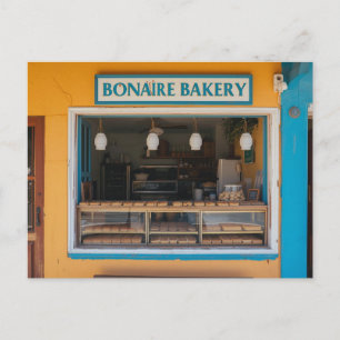 Bonaire bakery postcard