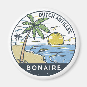 Bonaire Dutch Antilles Vintage Magnet
