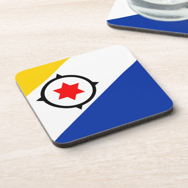 Bonaire Flag  Coaster (Left Side)