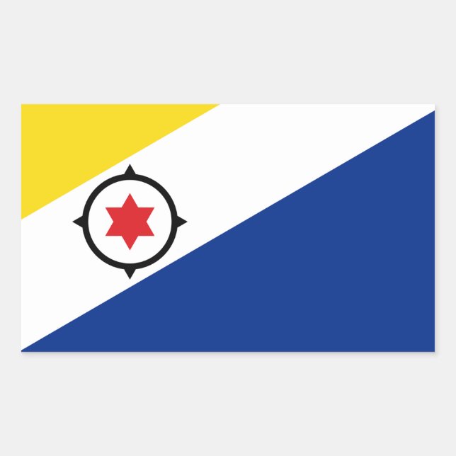 Bonaire Flag Sticker (Front)