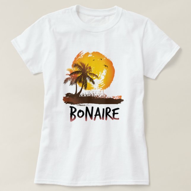 Bonaire grunge T-Shirt (Design Front)