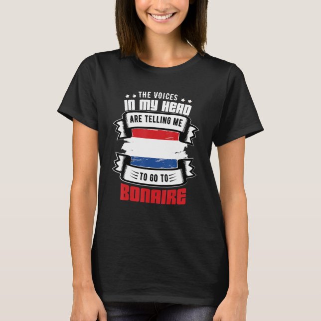 Bonaire In My Head T-Shirt (Front)