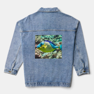 Bonaire parrotfish denim jacket