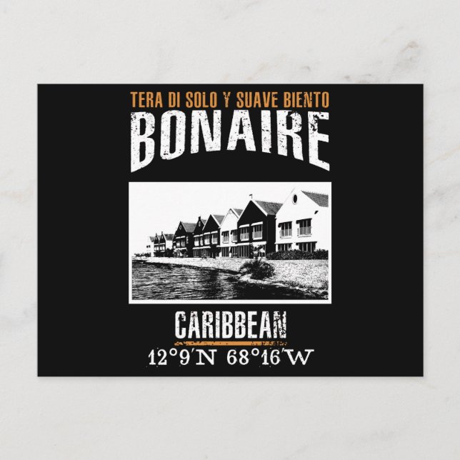 Bonaire Postcard (Front)