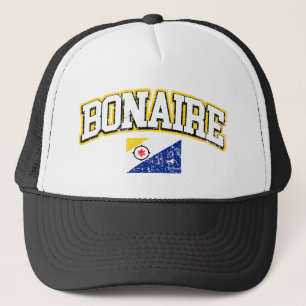 Bonaire Vintage Flag Trucker Hat