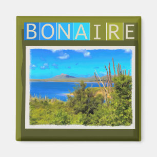 Bonaire Watercolor Magnet