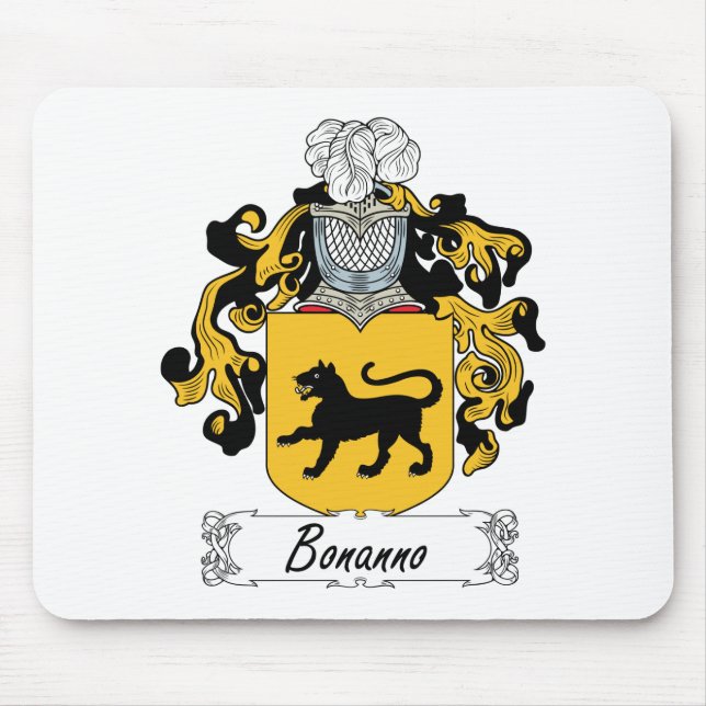 Bonanno Family Crest Mouse Pad (Front)