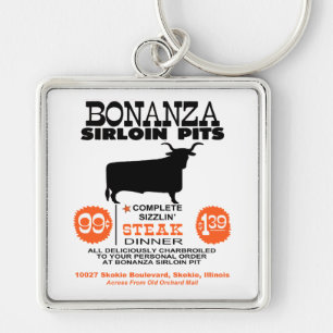Bonanza Sirloin Pit, Skokie, Illinois. Key Ring