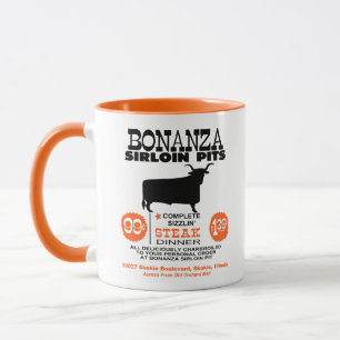 Bonanza Sirloin Pit, Skokie, Illinois.  Mug