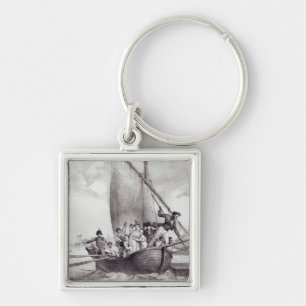 Bonaparte family arriving in Toulon Key Ring