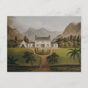 Bonaparte's Mal-Maison at St. Helena, 1821 Postcard